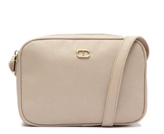 Bolsa Tiracolo Média Atemporal Cinza