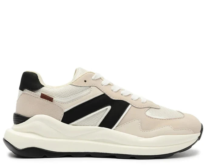 Tênis Sporty Mia Marrom e Branco