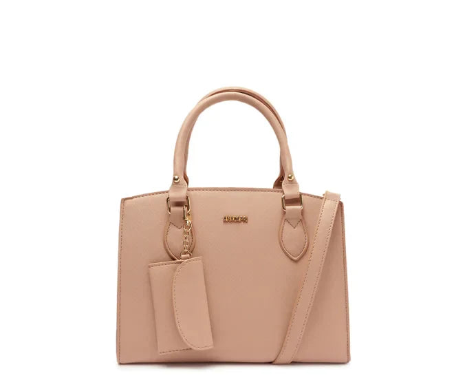 Bolsa Tote Média Essencial Com Pouch Branca