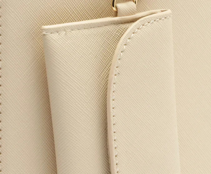 Bolsa Tote Média Essencial Com Pouch Branca